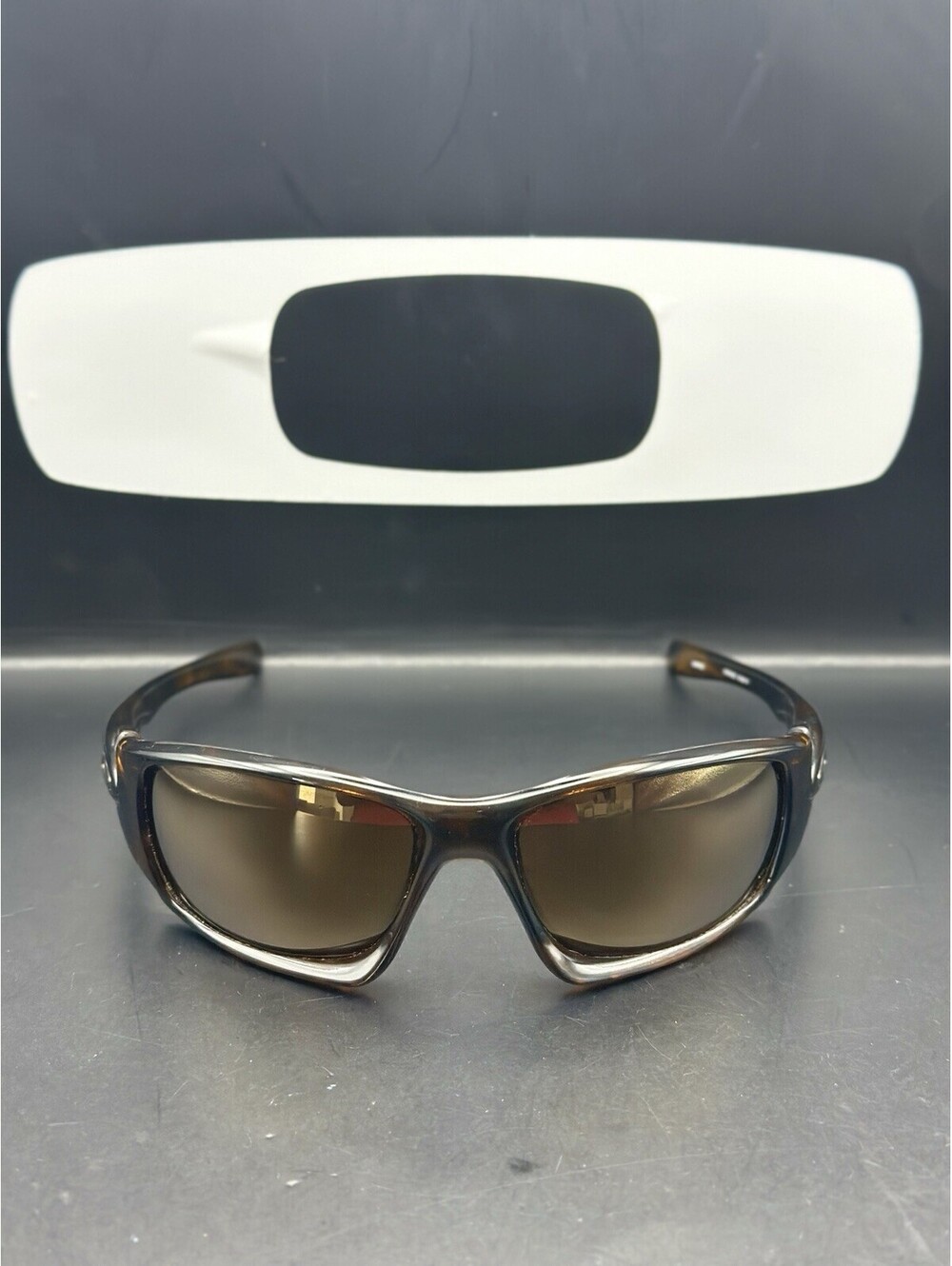 Oakley Ten X Brown Tortoise/Gold Iridium Lenses OO9128-02